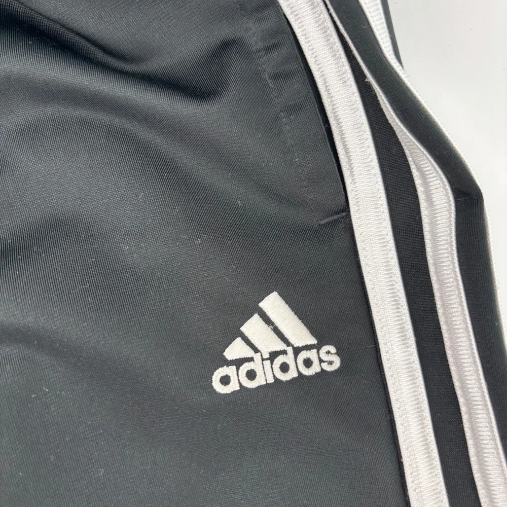 Adidas Kids Tracksuit Set Size 7X Black White 3-Stripe Full‎ Zip Jacket Pants